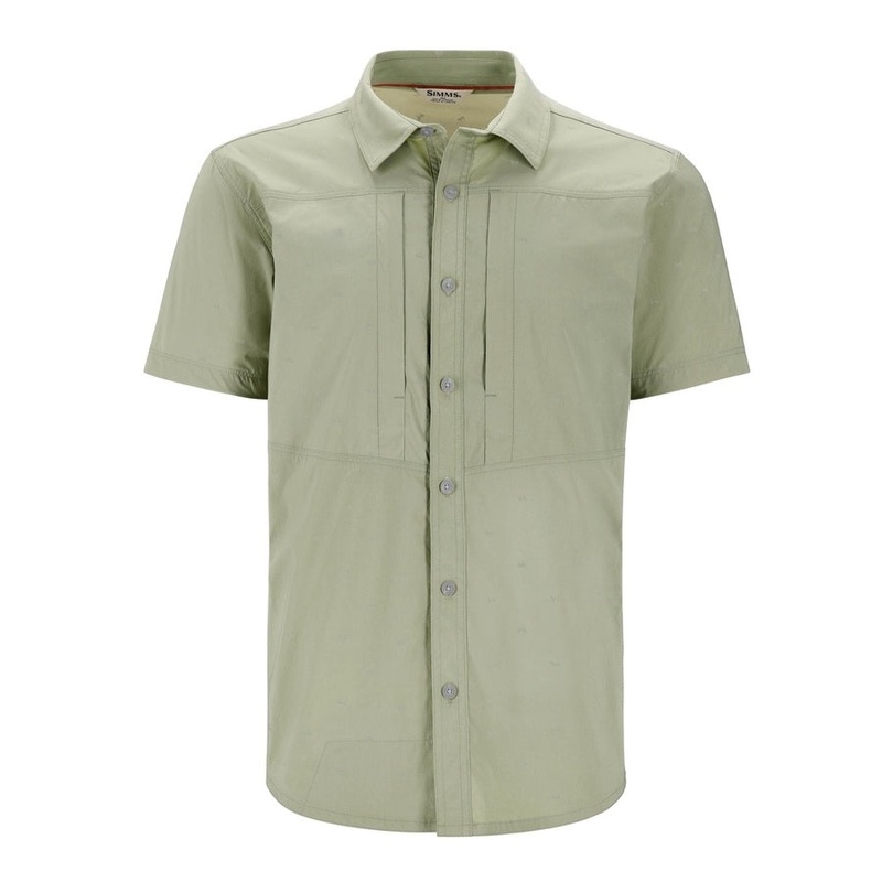 Simms Men’s Stone Cold Short Sleeved UPF Shirt