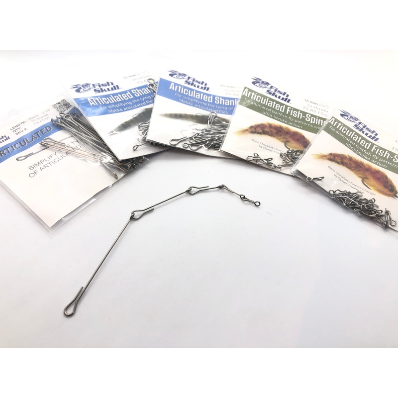 Fish Skull Articulated Shanks|2 1/8 (55mm)|1 3/8 (35mm)|3/4 (20mm)|1 (25mm)|5/8″ (15mm)|3/8 (10mm)|Tail Shank (7mm)