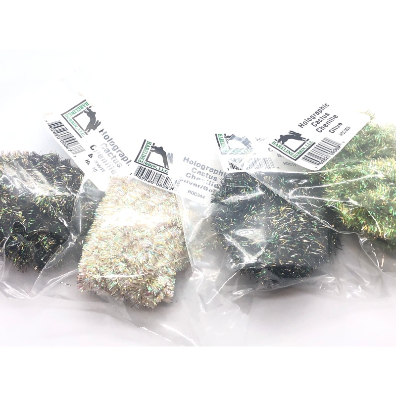 Hareline Dubbin Holographic Cactus Chenille