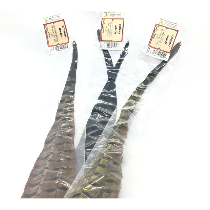 Wapsi 1 Pair Ringneck Pheasant Tail Feathers
