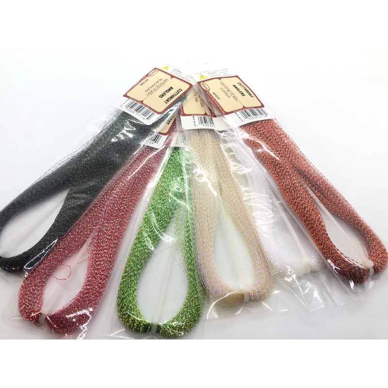 Wapsi Krystal Flash|Black/Pearl|Red/Pearl|Peacock/Pearl|UV Tan|UV Pearl|Copper|Bonefish Pink/Pearl|Royal Blue|Olive/Pearl|Root Beer/ Pearl