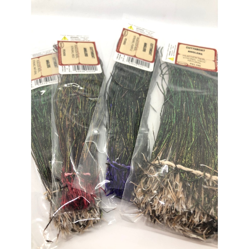 Wapsi Peacock Herl|Natural|Red|Purple