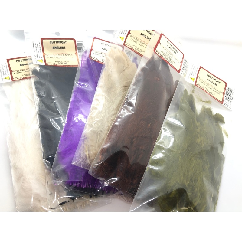 Wapsi Strung Schlappen|Dyed Over White|White|Black|Tan|Brown|Olive|Purple
