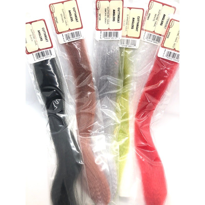 Wapsi Supreme Hair|White|Red|Black|Olive|Brown|Smoke Gray|Fl. Pink|Fl. Chartreuse