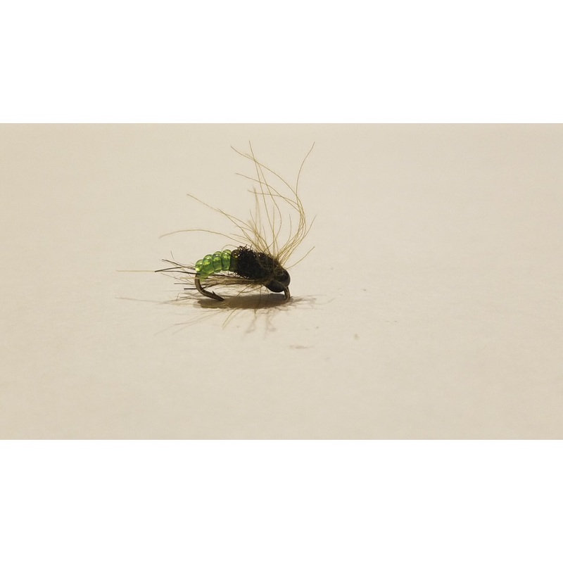 Charlie’s Chronic Caddis|Tan|Olive|Chartreuse|14|16