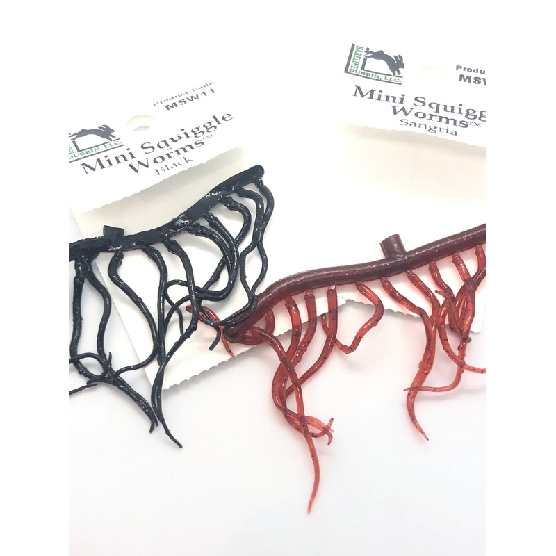 Hareline Mini Squiggle Worms @40% OFF