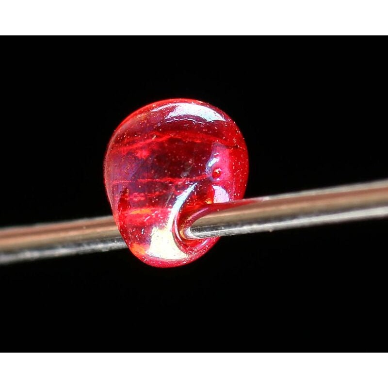 Humpback Glass beads 40% Off|Caddis Green|Rainbow Amber Yellow|Rainbow Olive|Gray