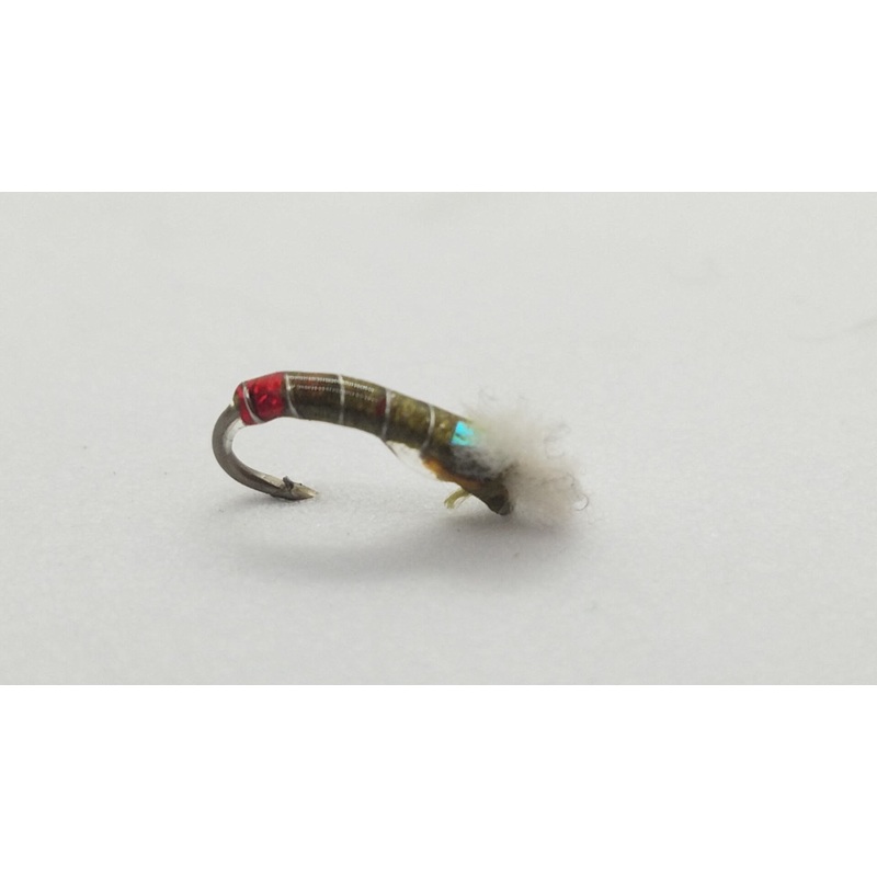 Rowleys Clearwater Pupa|Dark Olive|Black|14|16