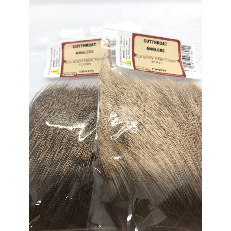 Wapsi Elk Body Hair|Natural|Light Bull|Dark Cow