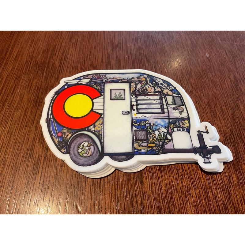 Bluedog Vision Stickers|Trout Flag|Trout|Camper|Trout Mini|Snowboard Yeti