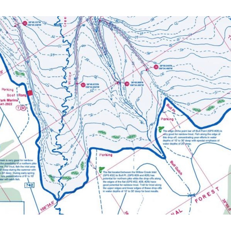 Fish-n-Map Co. – Lake Maps|Taylor Park/Twin Lakes/Williams Fork/Wolford|Dillon Res/Green Mountain
