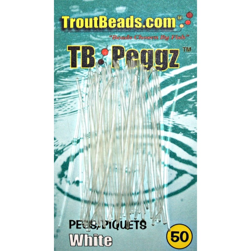 Trout Beads Peggz|Clear White|Red|Orange
