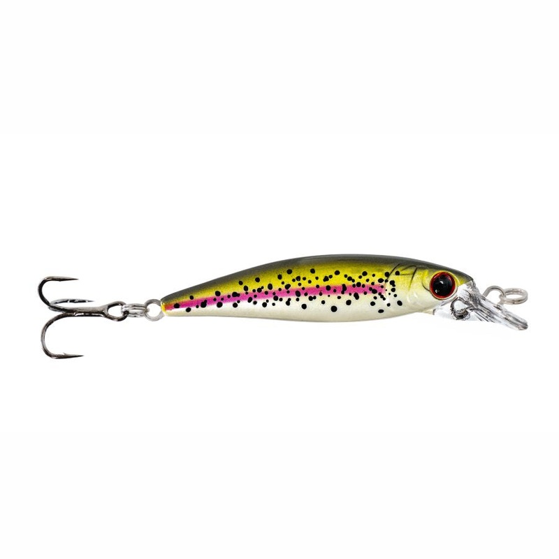Dynamic Micro HD Trout Lures|Trout Natural|Brown Trout|Silver/Black|Kens Redfin Shiner