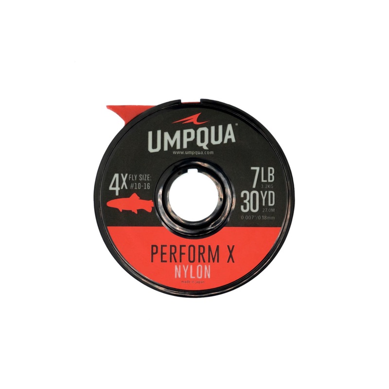 Umpqua Perform X Nylon Tippet|1X|2X|3X|4X|5X|6X|04x – 20LB|05x – 25LB|100 Yards 2x