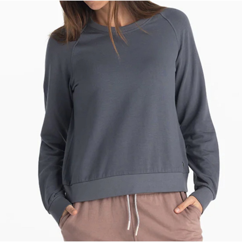 Free Fly Womens Bamboo Lightweight Fleece Crew