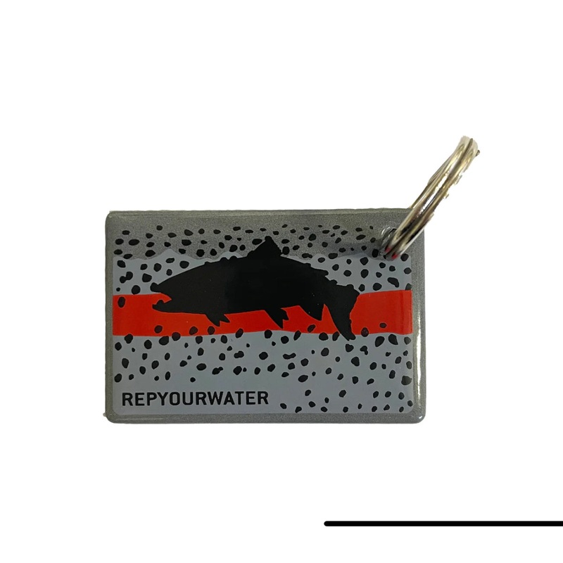 Rep Your Water Trout Flank Key Ring