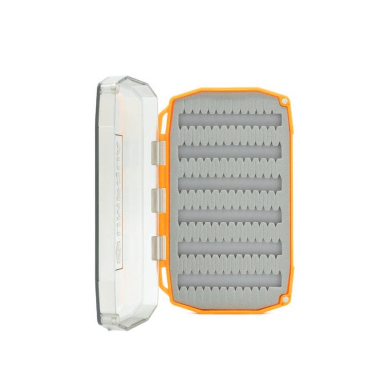 Umpqua Essential Mini Fly Box|Foam|Silicone|Gray|Hot Orange|Hot Green|Blue