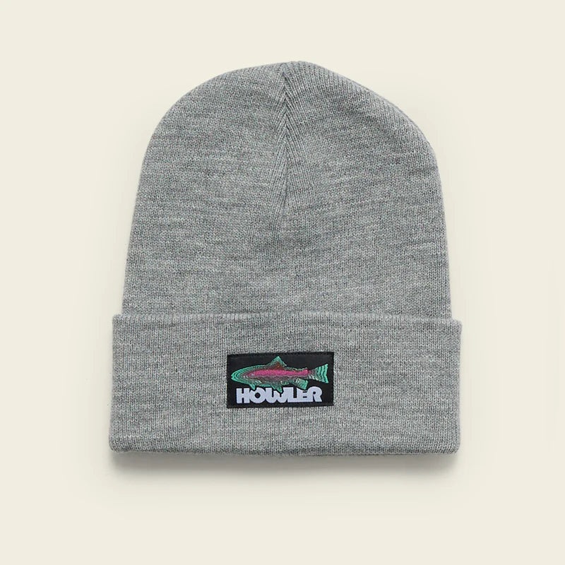 Howler Bros Command Beanie|Trucha : Heather Grey|Big HB : Winter Moss