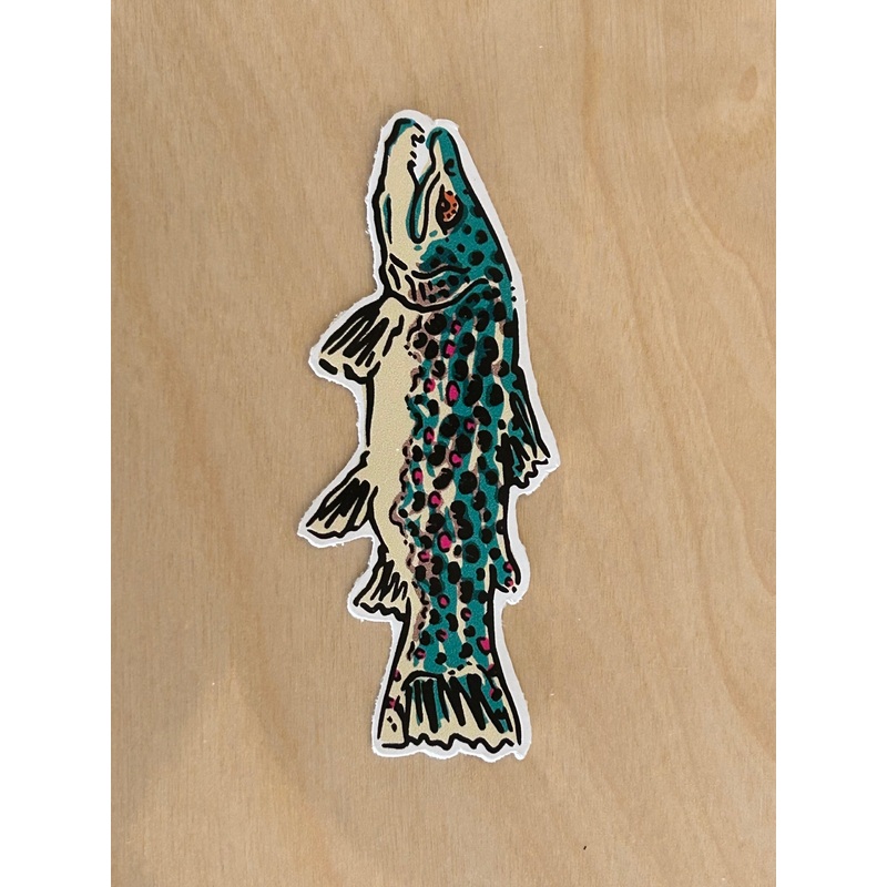 Vintage Salmonoid Stickers|Single|4Pack