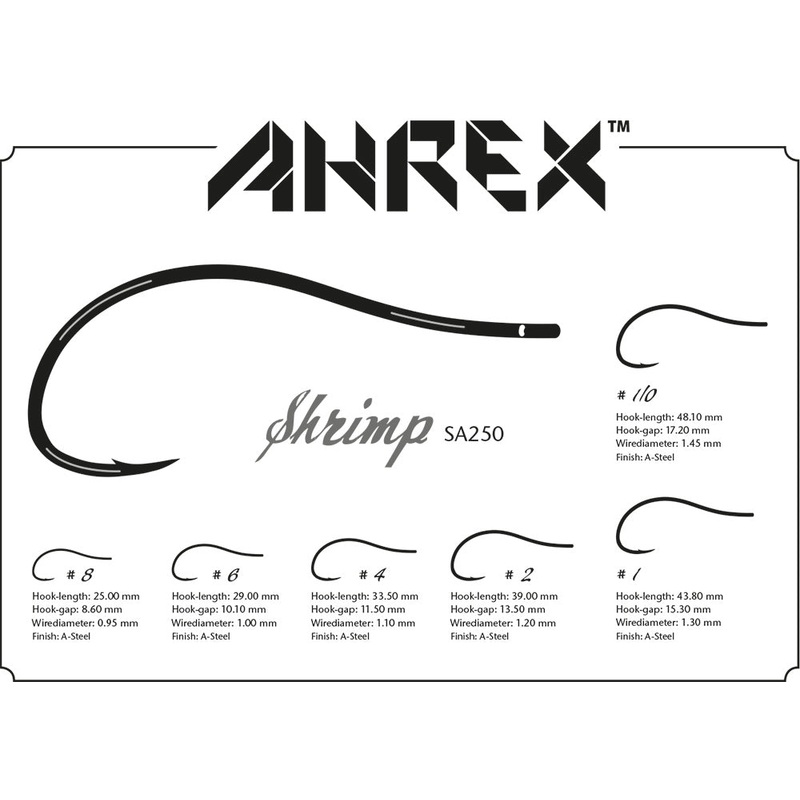Ahrex SA250 Salt Shrimp Hook|2|4|6|8