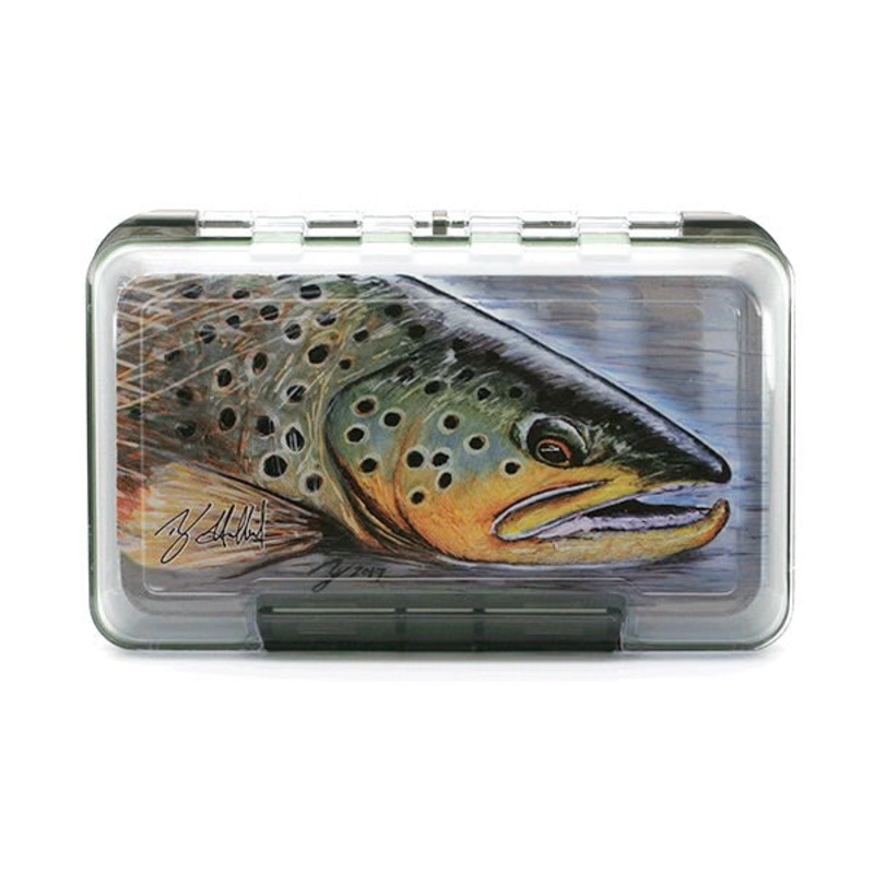 MFC Waterproof Fly Box Medium|Hallocks Cutty|Hallocks Rainbow|Hallocks Brown|Colorado Flag