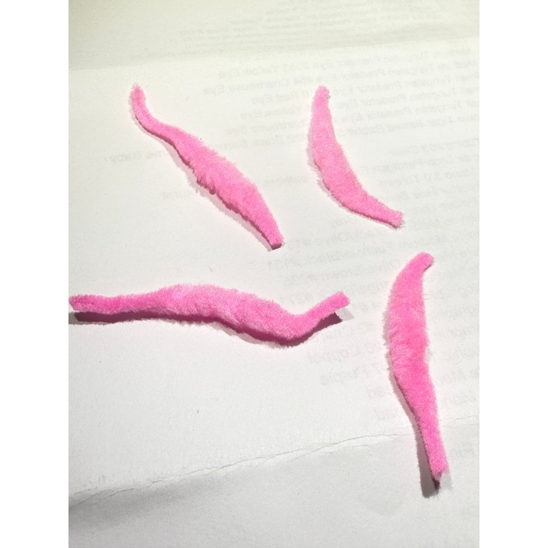 Spawn Polliwog Tails|Black|Yellow|Golden Olive|White|Grizzly White|Chartreuse|Peach|Brown|Fl. Pink|Purple|Olive