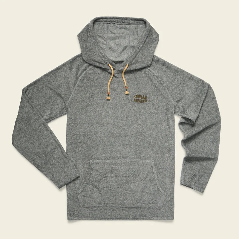 Howler Bros Terrycloth Hoodie|Grey Heather|Smyrna|Small|Medium|Large|XL|XXL