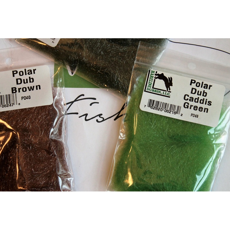 Polar Dub|Dark Tan|Black|Lt. Olive|Olive|Olive Brown|Caddis Green|Chartreuse|Dark Olive|Rust|Brown