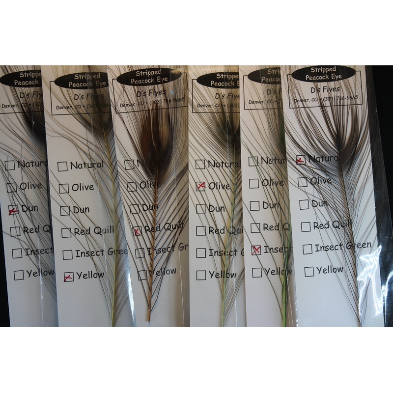 Stripped Peacock Eye|Natural|Insect Green|Yellow|Olive|Dun|Red
