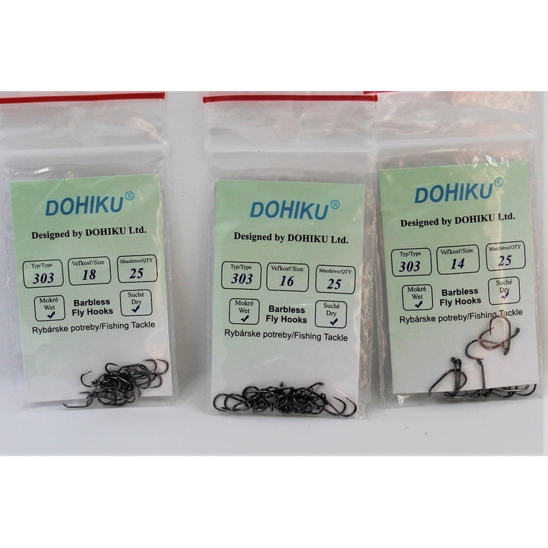 Dohiku 303 Barbless Nymph/Wet Fly Hook