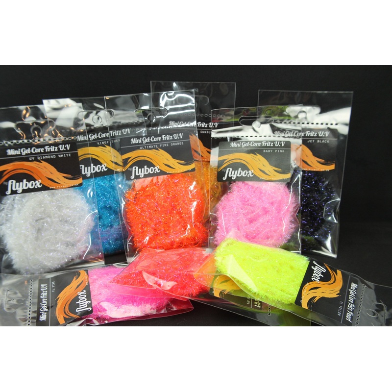 Flybox Mini Gel Core UV Fritz|Yellow|Baby Pink|Kingfisher Blue|Fire Orange|Fl. Pink|Flame Red|Sunburst|White|Jet Black|Olive – Ally McCoist