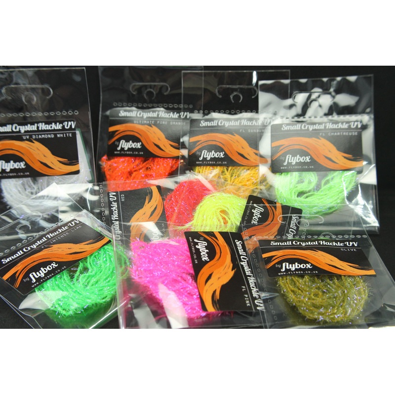 FlyBox Small Crystal Hackle UV