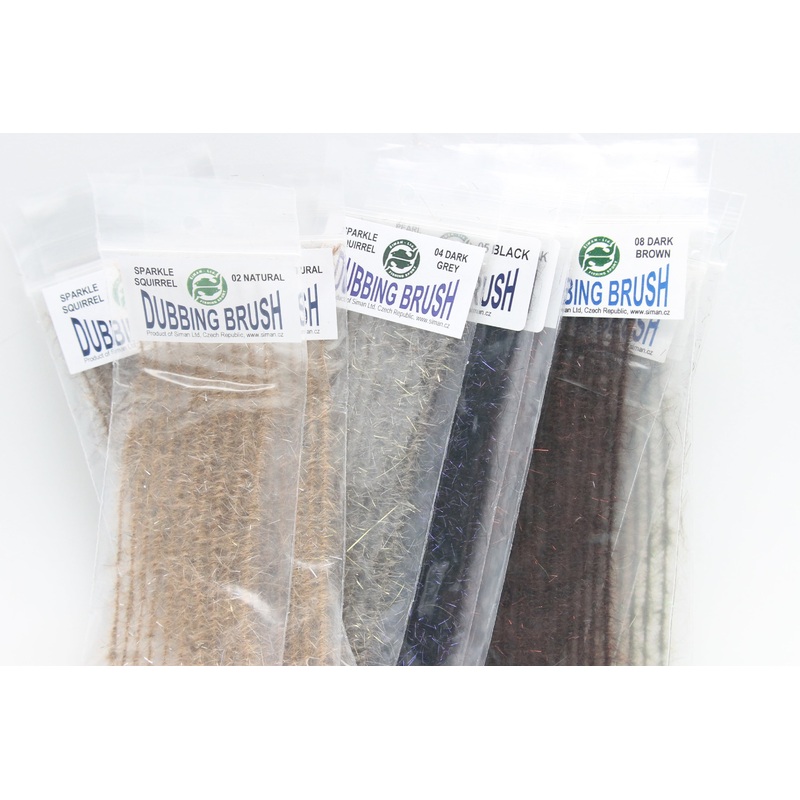 Siman Sparkle Squirrel Dubbing Brush