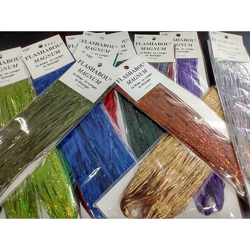 Magnum Holo Flashabou|Olive|Copper|Chatruese|Silver|Gold|Blue|Green|Red|Black|Rainbow|Purple