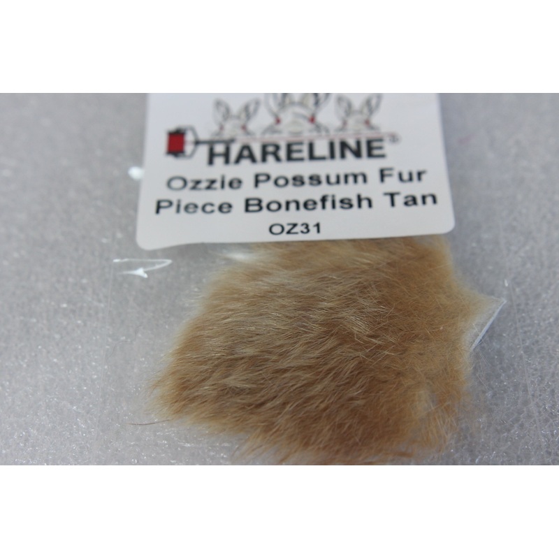 Ozzie Possum Fur Piece|Natural|Black|Bonefish Tan|Sculpin Olive
