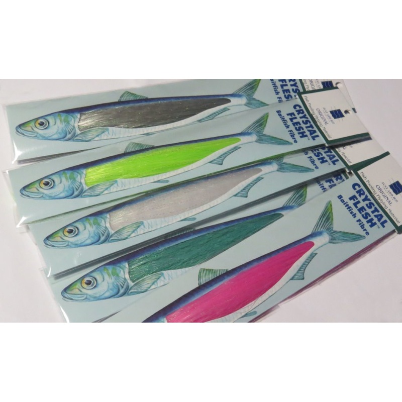 Just Add H2O Crystal Flesh|White|Anchovy|Grey|Menhaden|Off White|Royal Blue|Light Pink|Black|Glass Minnow|Olive|Sunset Frenzy|Red|Fl. Chartreuse|Brown|Wild Olive|Mullet Brown|Camo|Peacock|Perch|Sunburst|Silver Scale White