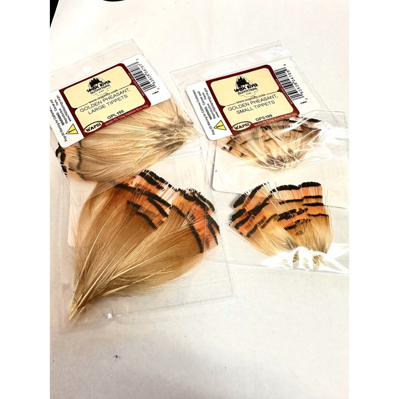 Golden Pheasant Tippets|Small|Medium|Large