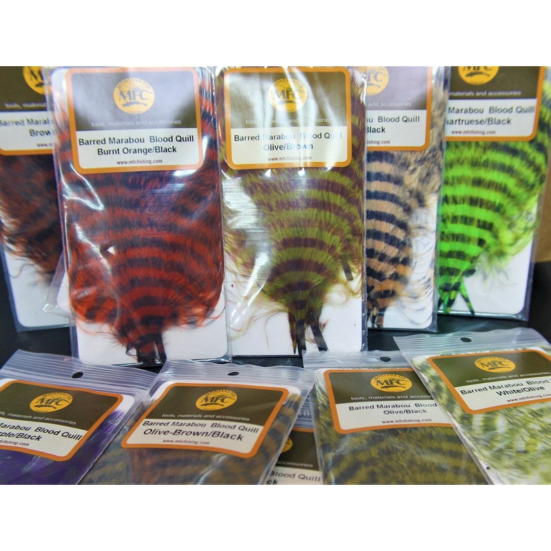 MFC Barred Marabou Blood Quill