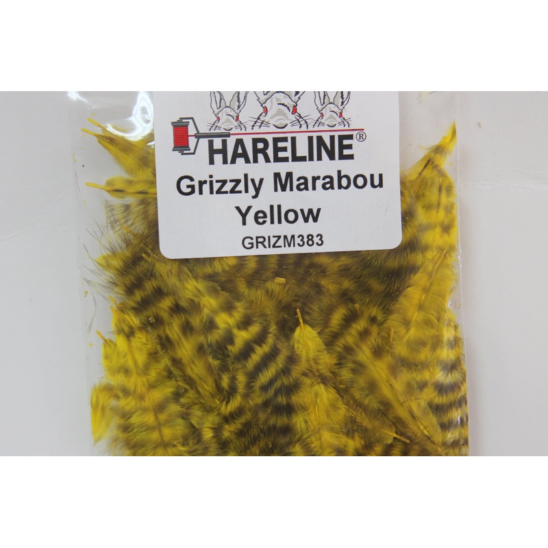 Natural Grizzly Mini Marabou|Brown|Burnt Orange|Golden Brown|Natural Grizzly|Olive|Purple|Sculpin Olive|Tan|Yellow