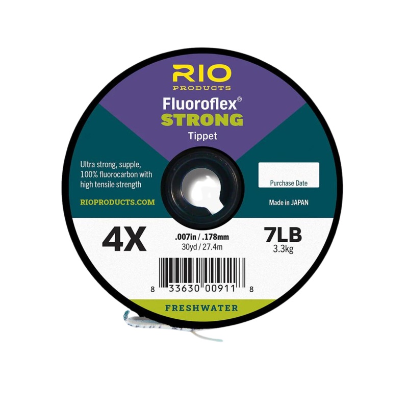RIO Fluoroflex Strong Tippet|0X|1X|2X|3X|4X|4.5X|5X|5.5X|6X