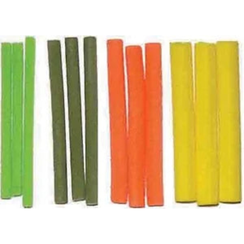 Wapsi Foam Cylinders|3/32″|White|Orange|Gray|Tan|Brown|Cinnamon|Purple|Black|Chartreuse|Olive