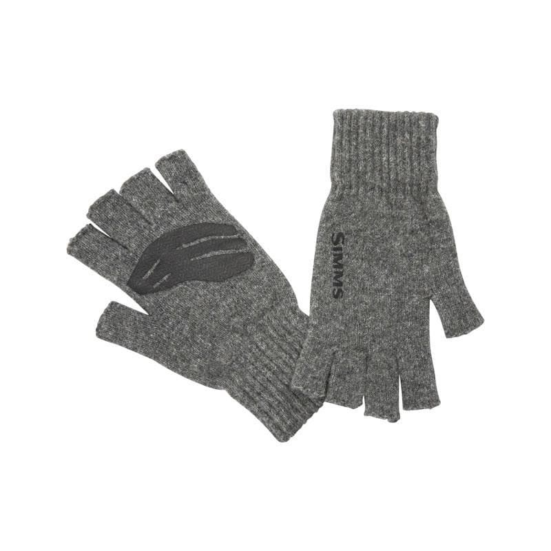 Wool Half Finger Mitt|S/M|L/XL|Steel