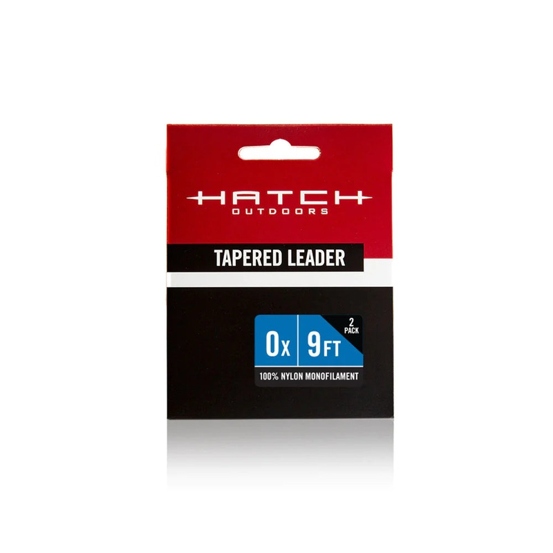 Hatch Professional Series Nylon Tapered 9′ Leader – 2 Pack