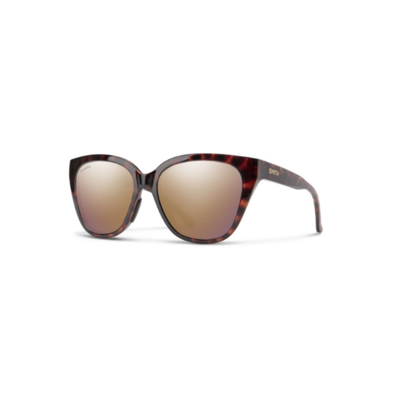 Smith Optics Era|Tortoise|ChromaPop Polarized Rose Gold Mirror