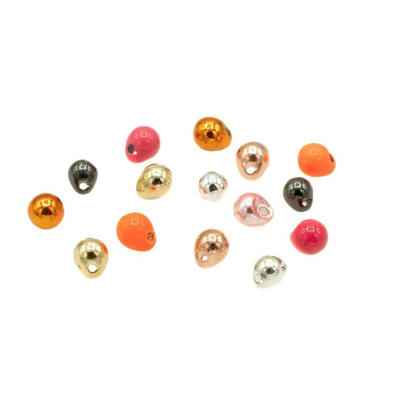 Umpqua Jig Bombs|Gold|Painted Black|Painted Fl. Orange|Silver|Copper|Painted Pink|Radiant Light Pink|2.5 MM|3.0 MM|3.5 MM|4.0 MM|5.0 MM