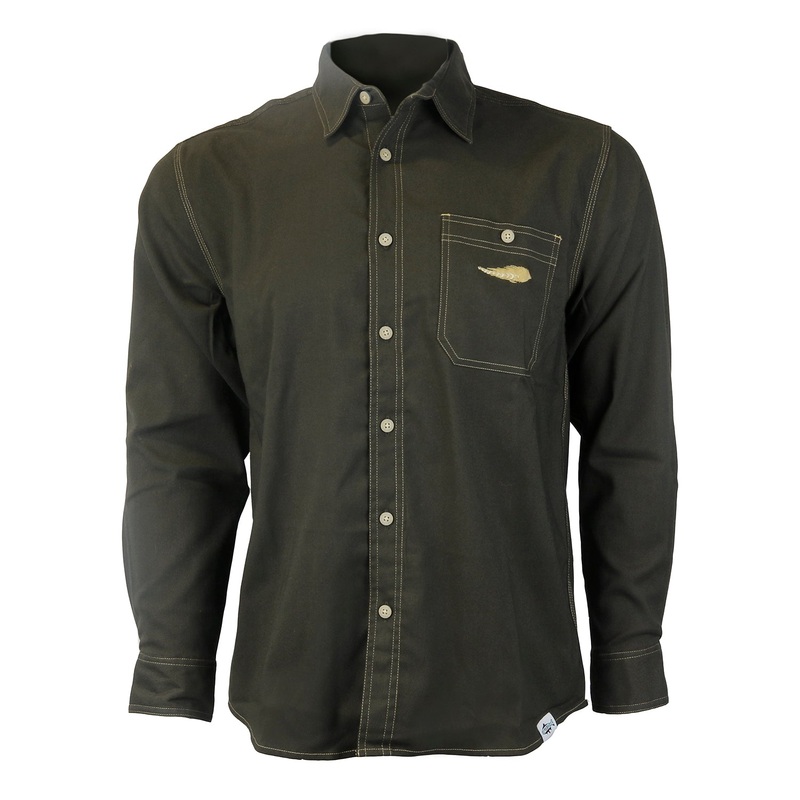 Rep Your Water Freestone Flannel – Pine Green