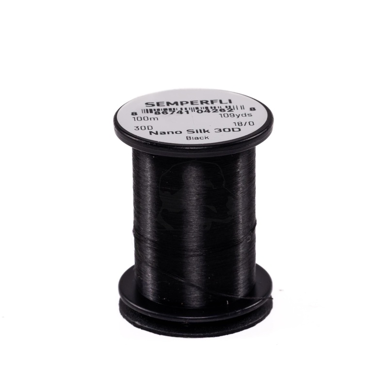 Semperfli Nano Silk 30D 18/0|Black|Brown|Brick Beige|Copper|Dark Green|Gray|Lime Green|Olive|Orange|Pink|Purple|Turquoise|Red|White|Yellow