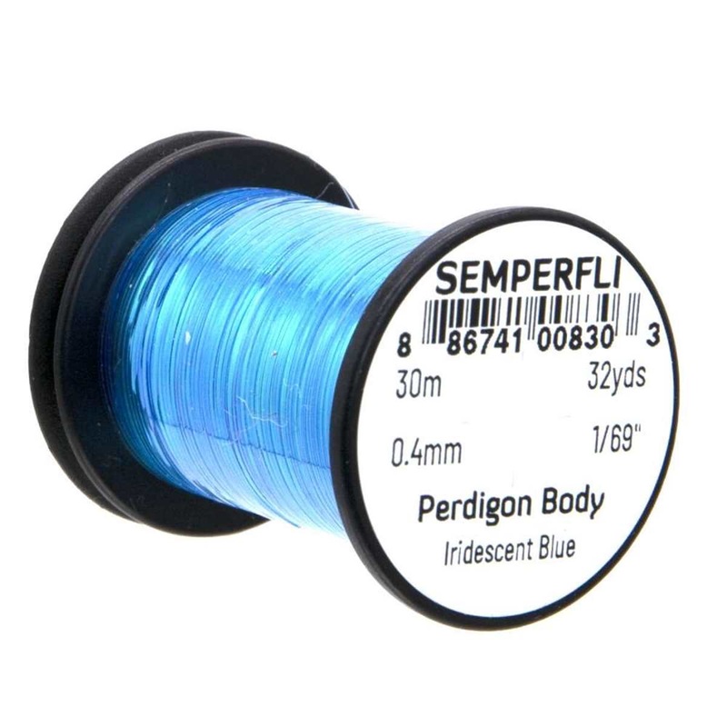 Semperfli Perdigon Body|Iridescent Blue|Iridescent Blue Pearl|Iridescent Copper|Iridescent Pearl|Iridescent Pink|Iridescent Purple|Iridescent Yellow|Luminous|Transluscent Black|Transluscent Brown|Transluscent Olive Green|Transluscent Red