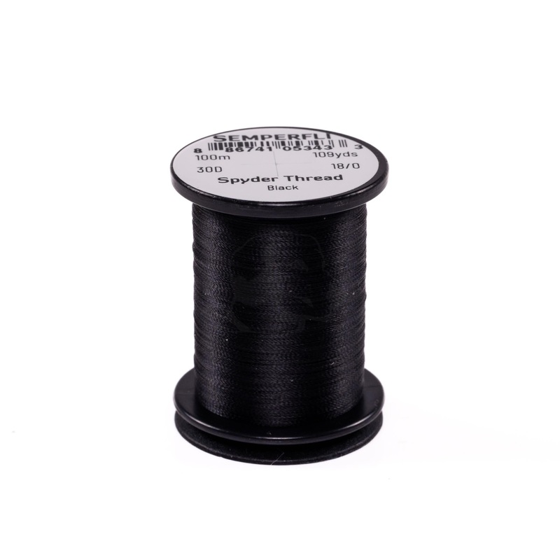 Semperfli Spyder Thread 18/0|Black|Dark Mocha Brown|Brown|Medium Olive|Grey|Navy|Pale Olive|Orange|Pink|Red|Steel|White|Yellow