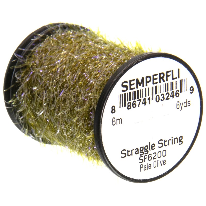 Semperfli Straggle String|Beige|Amethyst|Black|Brown Olive|Brown|Camel|Cobalt|Copper Brown|Cornflower|Dark Claret|Dark Pink|Dark Green Olive|Dark Red|Dirty Purple|Fluoro Rhyac Green|Fluoro Green|Fluoro Orange|Fluoro Pale Pink|Fluoro Pink|Fluoro Red|Fluoro